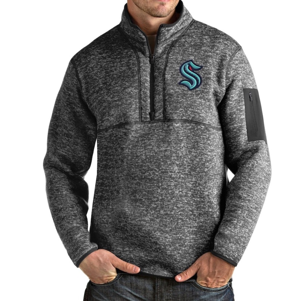 Men's Antigua Quarter-Zip Pullover Jacket 2XL